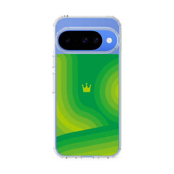 スリムプロテクションケース［ CASEPLAY Winding Pattern - Green ］