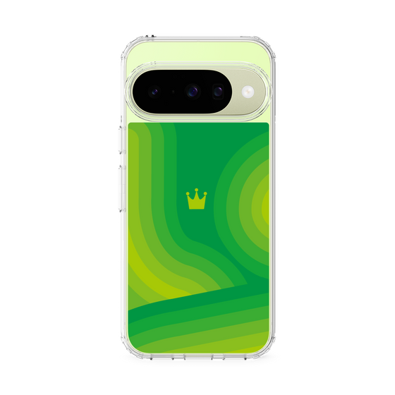 スリムプロテクションケース［ CASEPLAY Winding Pattern - Green ］