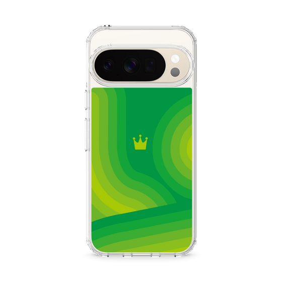 スリムプロテクションケース［ CASEPLAY Winding Pattern - Green ］