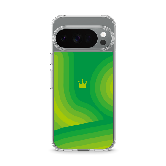 スリムプロテクションケース［ CASEPLAY Winding Pattern - Green ］