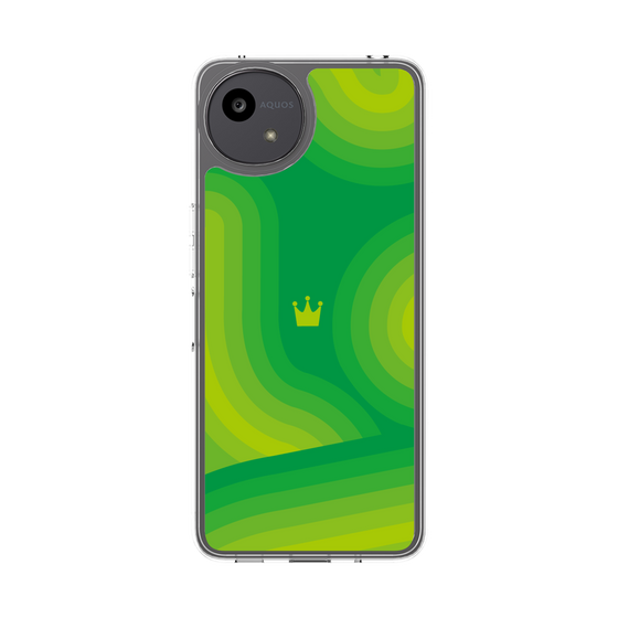 スリムプロテクションケース［ CASEPLAY Winding Pattern - Green ］