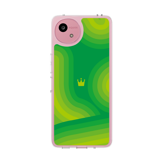スリムプロテクションケース［ CASEPLAY Winding Pattern - Green ］