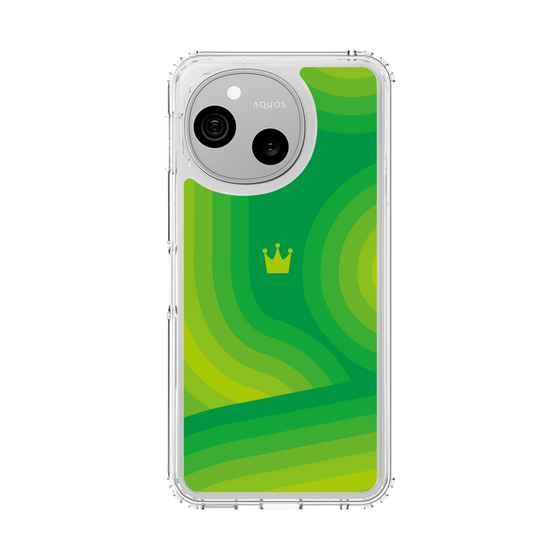 スリムプロテクションケース［ CASEPLAY Winding Pattern - Green ］