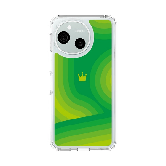 スリムプロテクションケース［ CASEPLAY Winding Pattern - Green ］