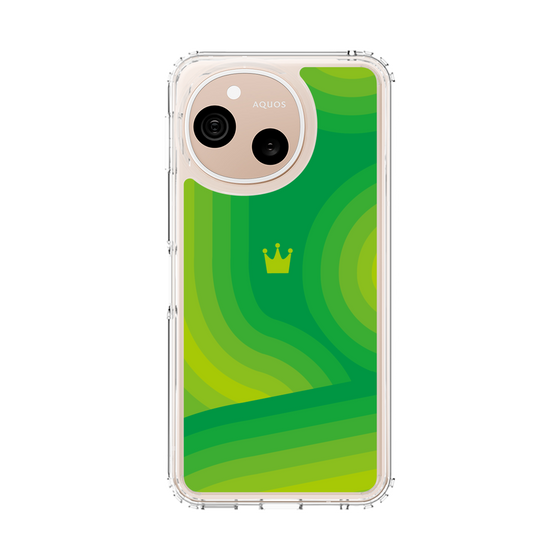 スリムプロテクションケース［ CASEPLAY Winding Pattern - Green ］