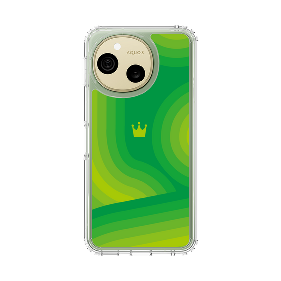 スリムプロテクションケース［ CASEPLAY Winding Pattern - Green ］