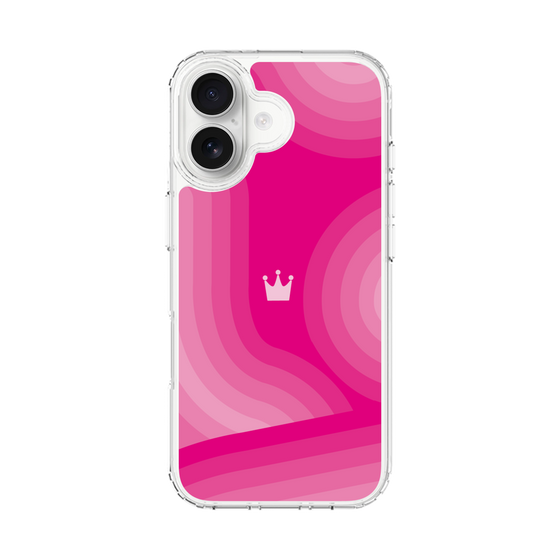 スリムプロテクションケース［ CASEPLAY Winding Pattern - Pink ］
