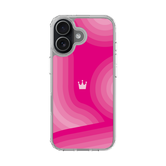 スリムプロテクションケース［ CASEPLAY Winding Pattern - Pink ］