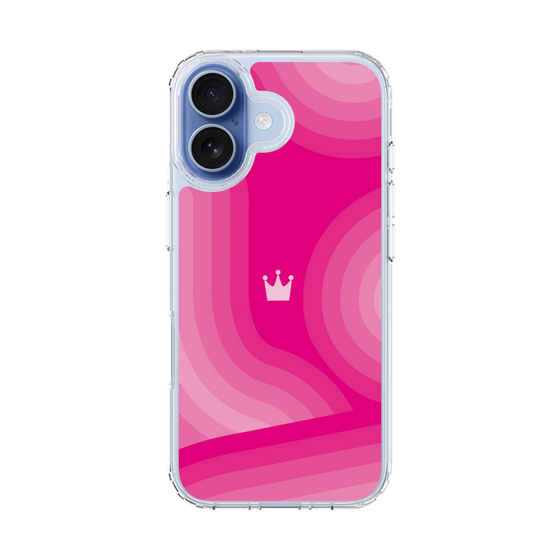 スリムプロテクションケース［ CASEPLAY Winding Pattern - Pink ］
