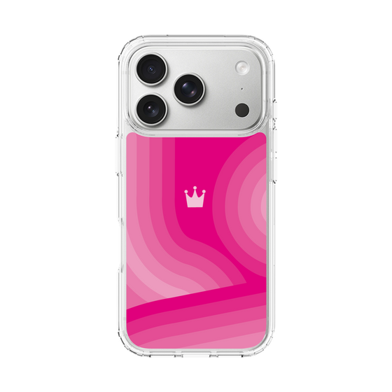 スリムプロテクションケース［ CASEPLAY Winding Pattern - Pink ］