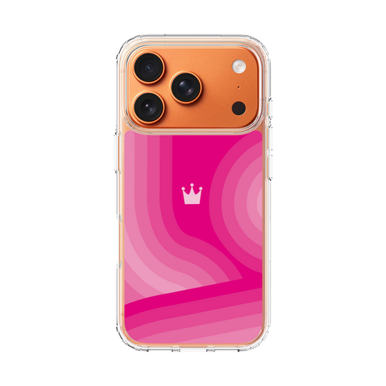 スリムプロテクションケース［ CASEPLAY Winding Pattern - Pink ］