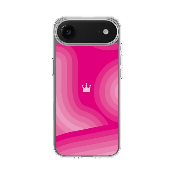 スリムプロテクションケース［ CASEPLAY Winding Pattern - Pink ］