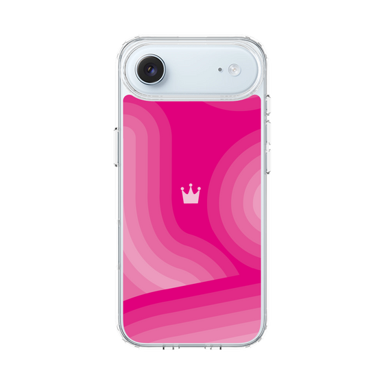 スリムプロテクションケース［ CASEPLAY Winding Pattern - Pink ］