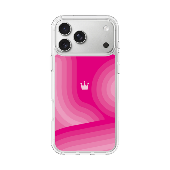 スリムプロテクションケース［ CASEPLAY Winding Pattern - Pink ］