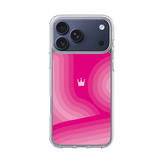 スリムプロテクションケース［ CASEPLAY Winding Pattern - Pink ］