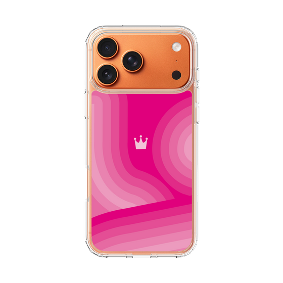 スリムプロテクションケース［ CASEPLAY Winding Pattern - Pink ］