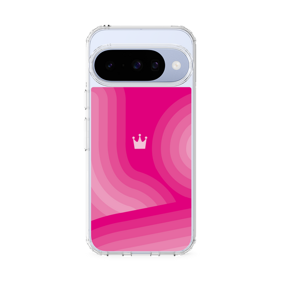 スリムプロテクションケース［ CASEPLAY Winding Pattern - Pink ］