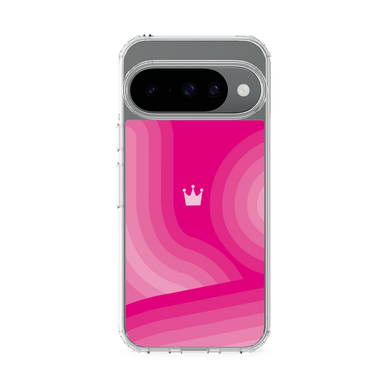 スリムプロテクションケース［ CASEPLAY Winding Pattern - Pink ］