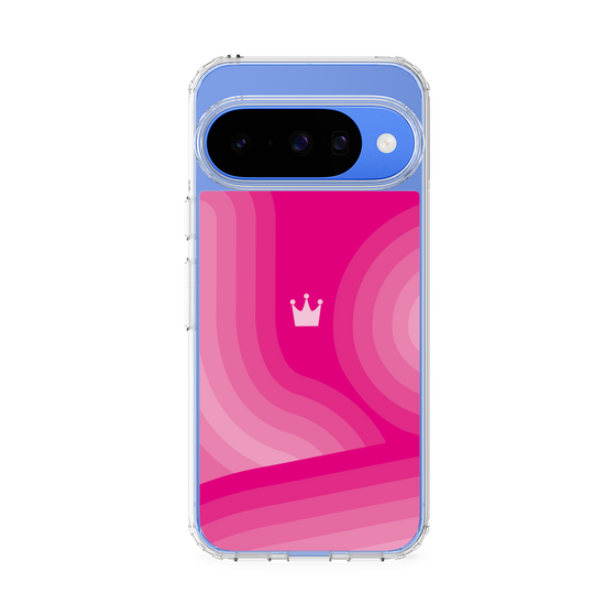 スリムプロテクションケース［ CASEPLAY Winding Pattern - Pink ］