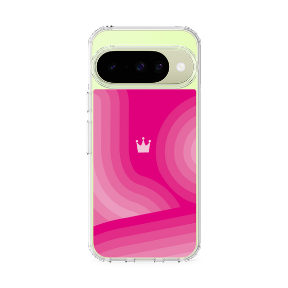 スリムプロテクションケース［ CASEPLAY Winding Pattern - Pink ］