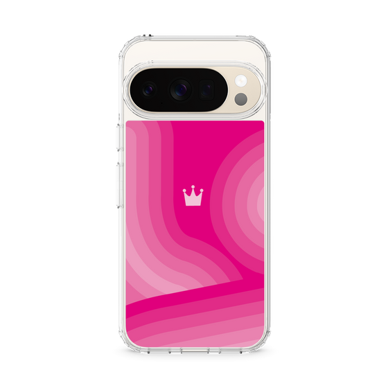 スリムプロテクションケース［ CASEPLAY Winding Pattern - Pink ］