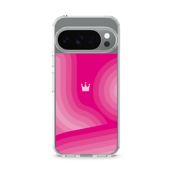 スリムプロテクションケース［ CASEPLAY Winding Pattern - Pink ］