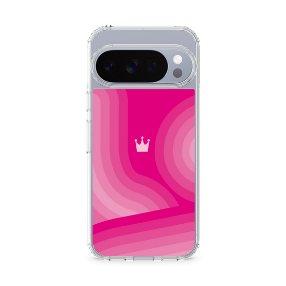 スリムプロテクションケース［ CASEPLAY Winding Pattern - Pink ］