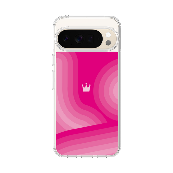 スリムプロテクションケース［ CASEPLAY Winding Pattern - Pink ］