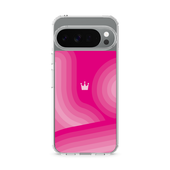 スリムプロテクションケース［ CASEPLAY Winding Pattern - Pink ］