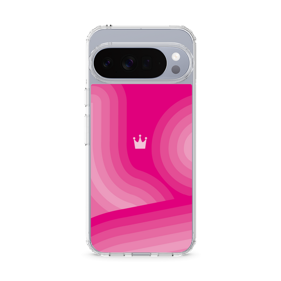 スリムプロテクションケース［ CASEPLAY Winding Pattern - Pink ］