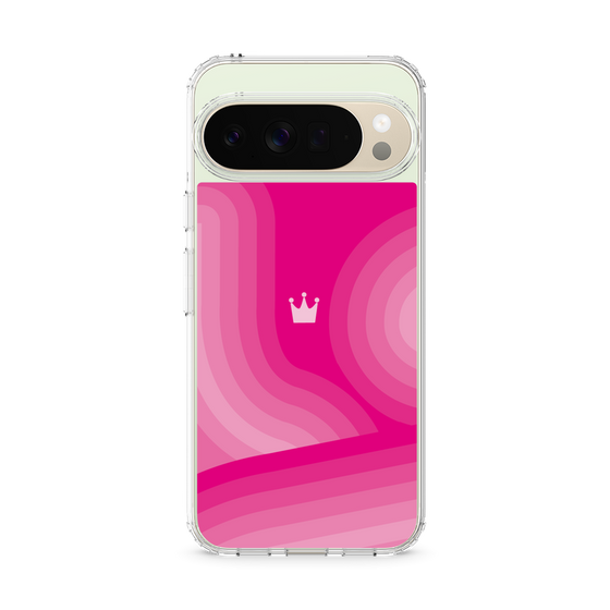 スリムプロテクションケース［ CASEPLAY Winding Pattern - Pink ］