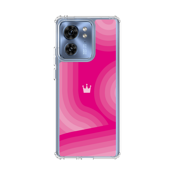 スリムプロテクションケース［ CASEPLAY Winding Pattern - Pink ］