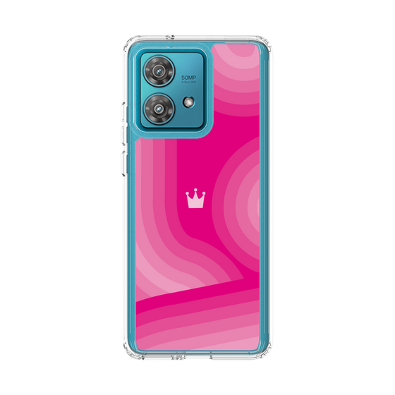 スリムプロテクションケース［ CASEPLAY Winding Pattern - Pink ］