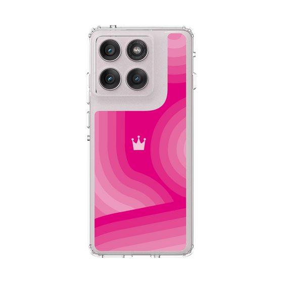 スリムプロテクションケース［ CASEPLAY Winding Pattern - Pink ］