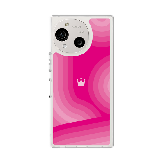スリムプロテクションケース［ CASEPLAY Winding Pattern - Pink ］