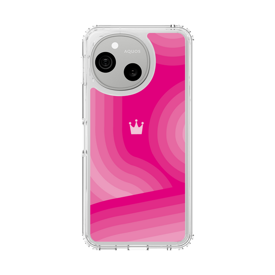 スリムプロテクションケース［ CASEPLAY Winding Pattern - Pink ］