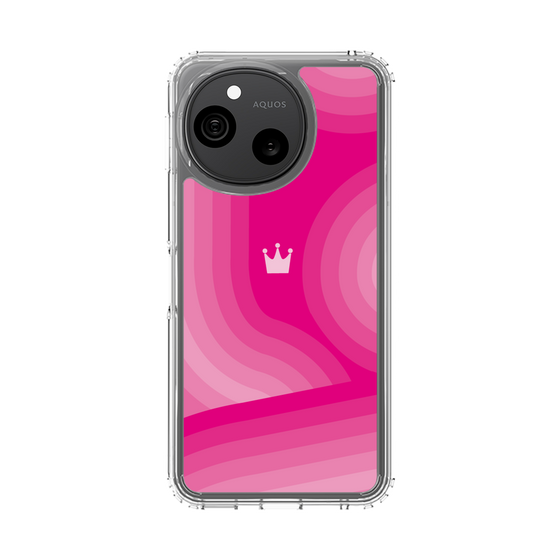 スリムプロテクションケース［ CASEPLAY Winding Pattern - Pink ］