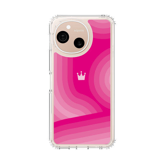 スリムプロテクションケース［ CASEPLAY Winding Pattern - Pink ］