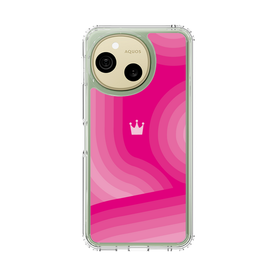 スリムプロテクションケース［ CASEPLAY Winding Pattern - Pink ］