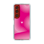 スリムプロテクションケース［ CASEPLAY Winding Pattern - Pink ］