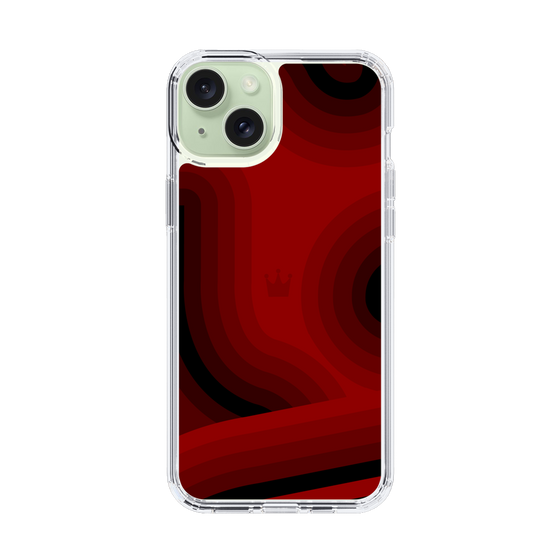 スリムプロテクションケース［ CASEPLAY Winding Pattern - Red ］