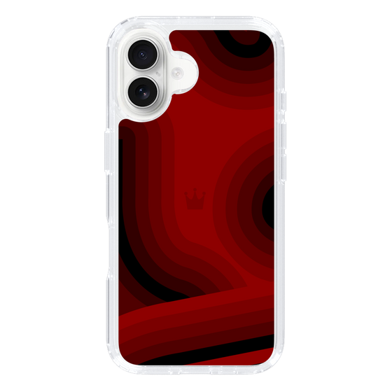 スリムプロテクションケース［ CASEPLAY Winding Pattern - Red ］