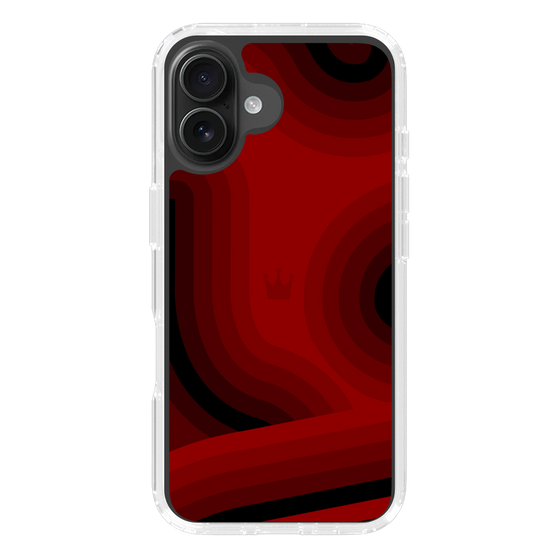 スリムプロテクションケース［ CASEPLAY Winding Pattern - Red ］