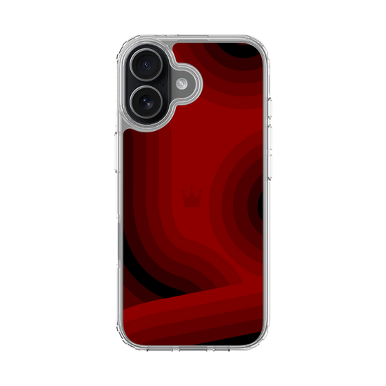 スリムプロテクションケース［ CASEPLAY Winding Pattern - Red ］
