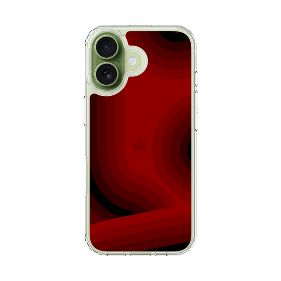 スリムプロテクションケース［ CASEPLAY Winding Pattern - Red ］