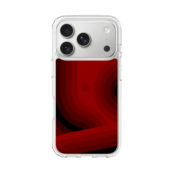 スリムプロテクションケース［ CASEPLAY Winding Pattern - Red ］
