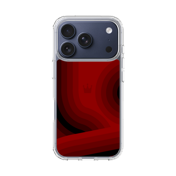 スリムプロテクションケース［ CASEPLAY Winding Pattern - Red ］