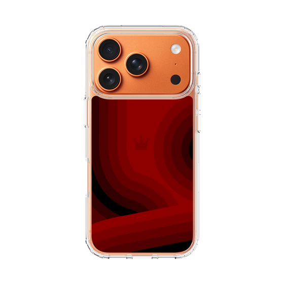 スリムプロテクションケース［ CASEPLAY Winding Pattern - Red ］