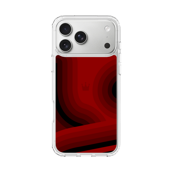 スリムプロテクションケース［ CASEPLAY Winding Pattern - Red ］