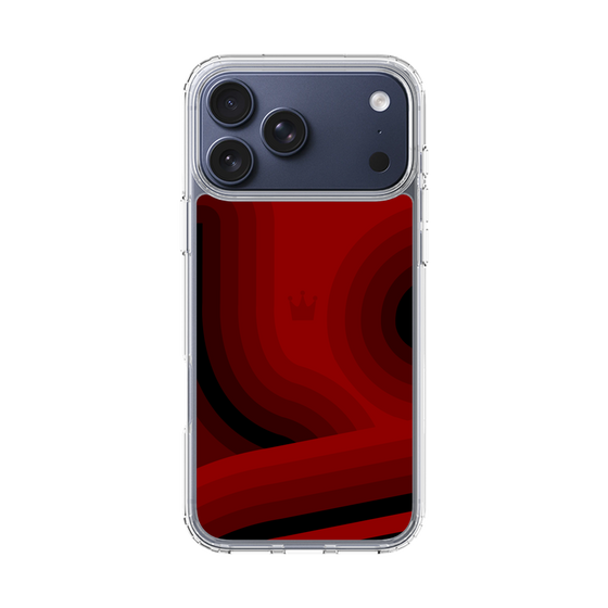 スリムプロテクションケース［ CASEPLAY Winding Pattern - Red ］